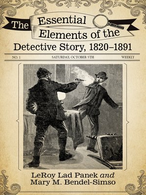 cover image of The Essential Elements of the Detective Story, 1820-1891